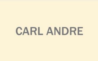 Carl Andre - Konrad Fischer Galerie, Dusseldorf
