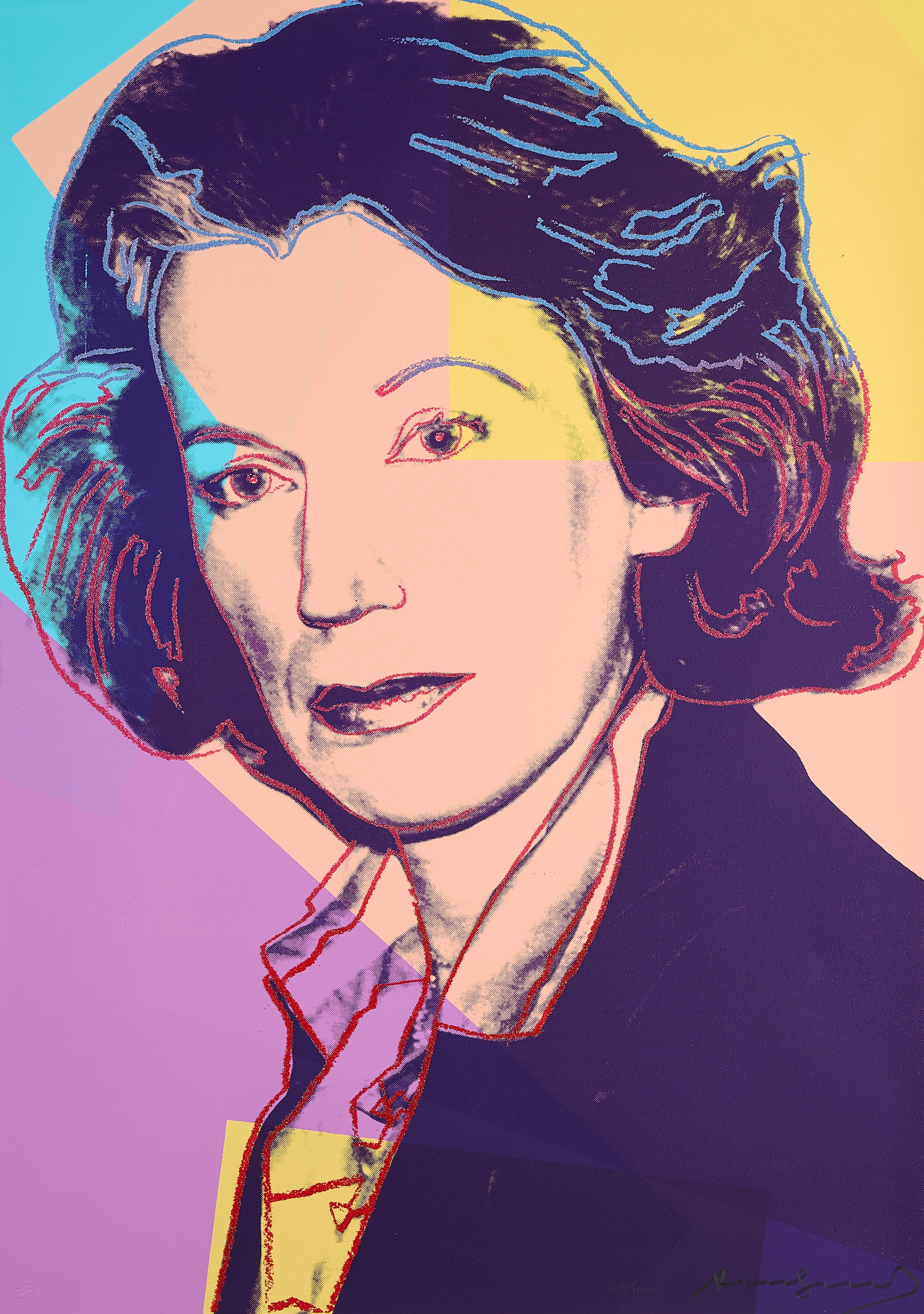 Andy Warhol | Mildred Scheel (1980) | MutualArt