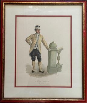 QUALITY 1895 GOTTLOB MORE LITHOGRAPH - DRESDEN - Gottlob More