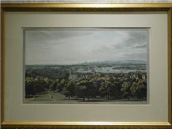 Framed Print of London Engraving - J. Farington