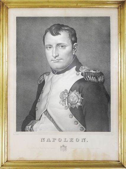 after Napoleon in his study by Jacques-Louis David