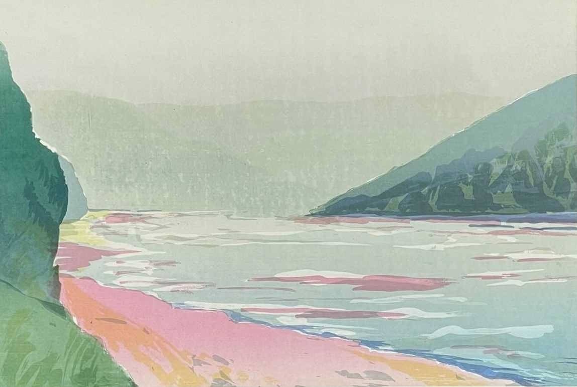 Artwork by Ruth Hodge, ‘Tal-y-bont, Wales’, Made of Silk-screen print