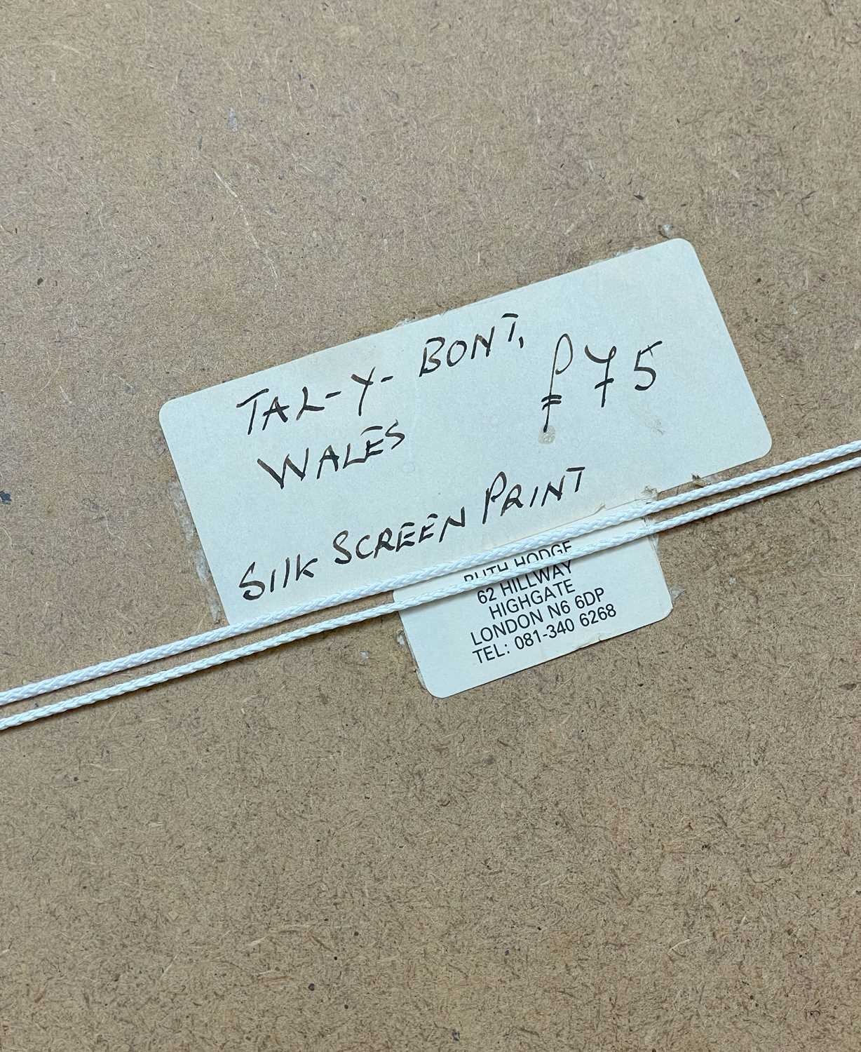 Artwork by Ruth Hodge, ‘Tal-y-bont, Wales’, Made of Silk-screen print