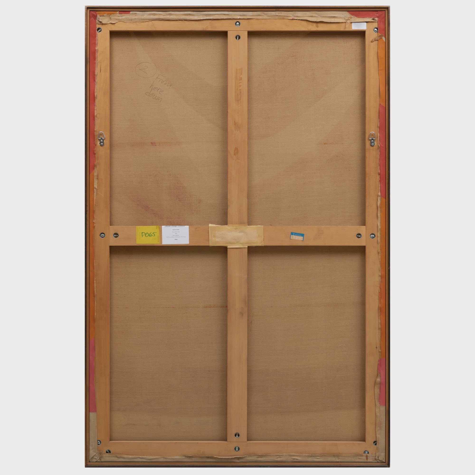 Artwork by Charles Robb, From Here Down, Made of Oil on linen