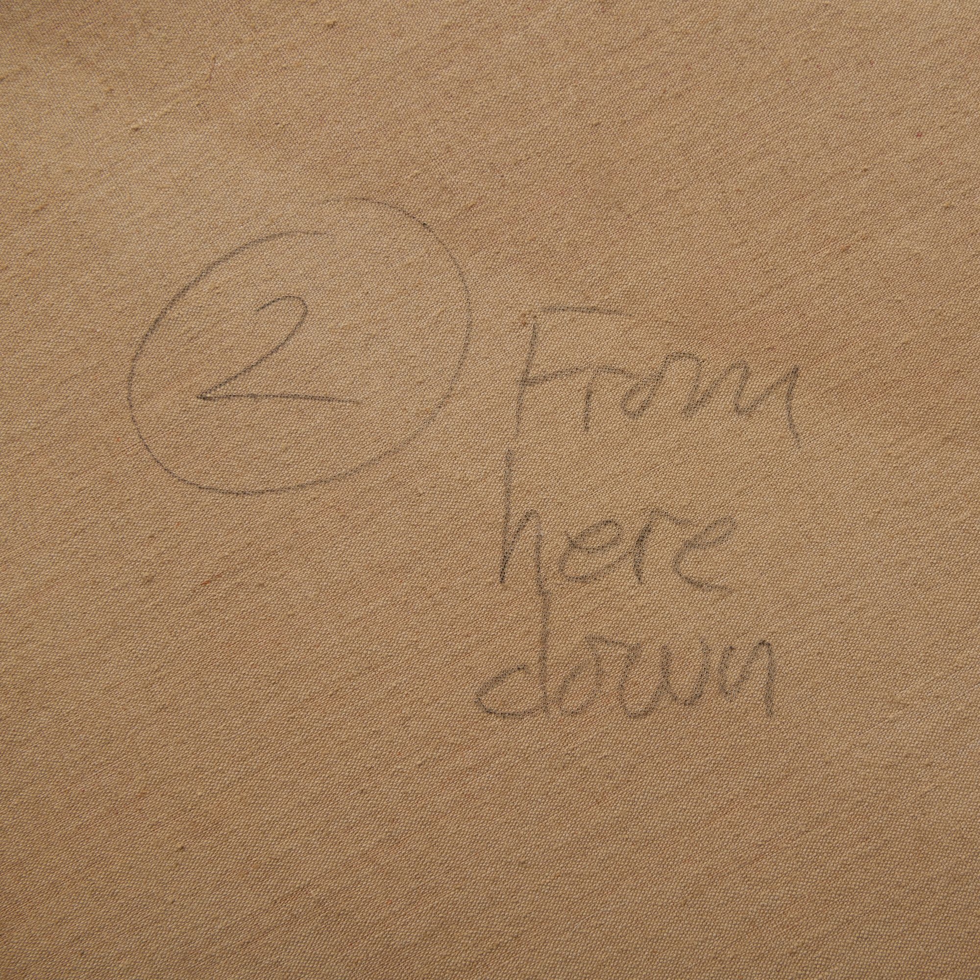 Artwork by Charles Robb, From Here Down, Made of Oil on linen