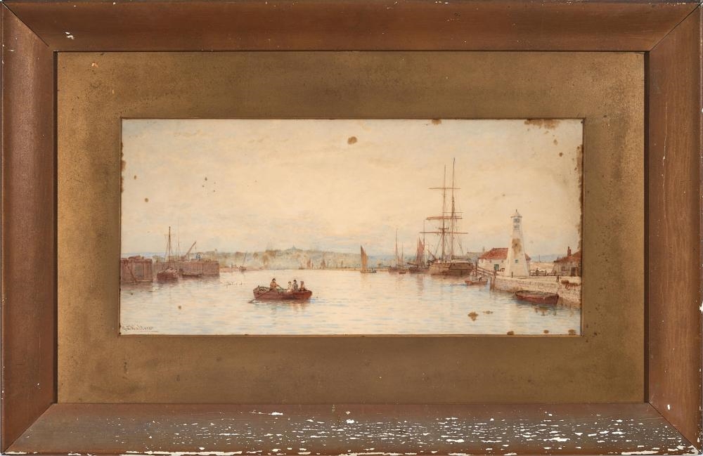 George Stanfield Walters | Harbour Scene | MutualArt
