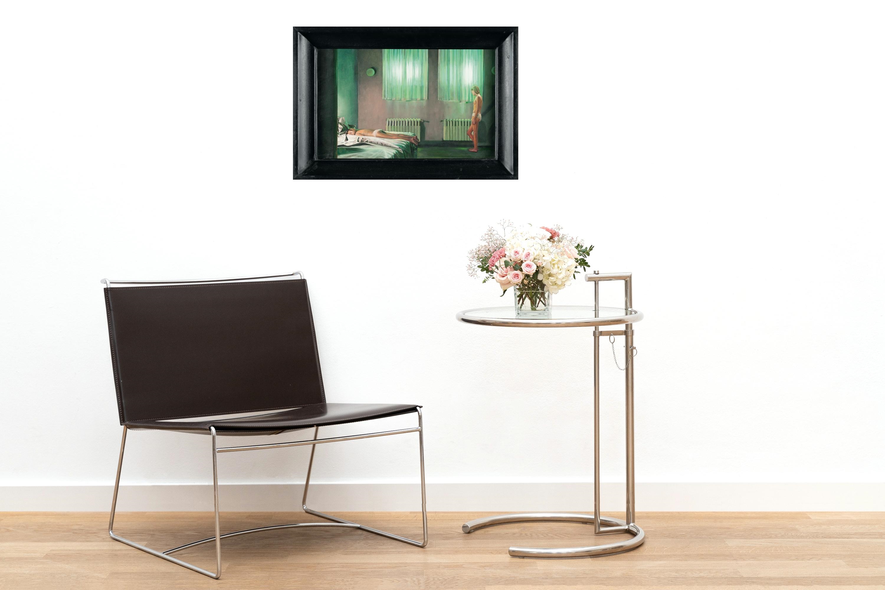 Artwork by Aris Kalaizis, At the end of impatience, Made of Oil on fibreboard