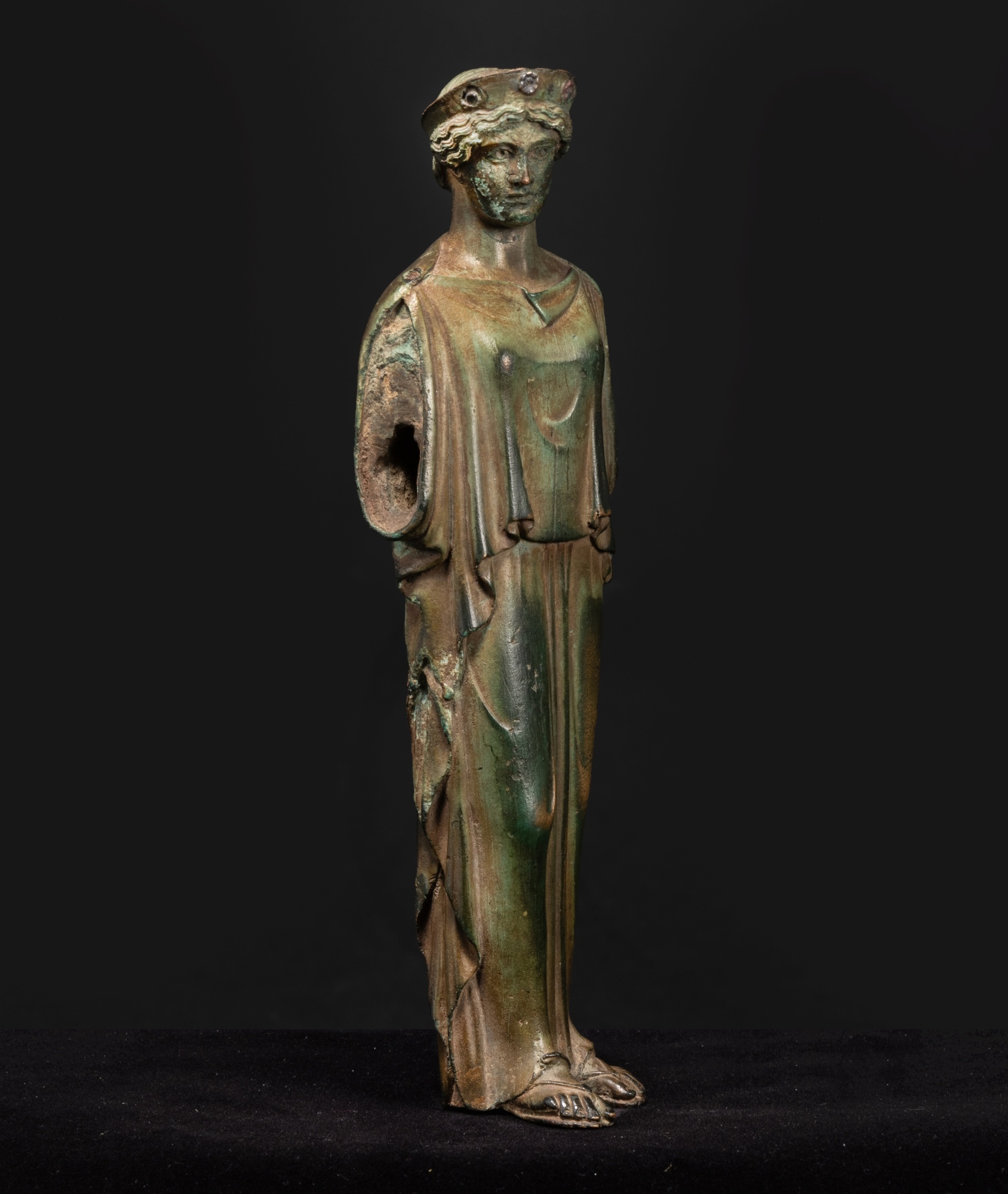 Roman School, 1st Century | A Roman Bronze Figure of a Goddess ...