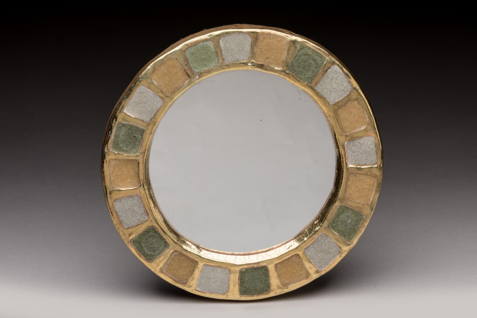 Mithé Espelt | Mithé ESPELT (1923-2020) Miroir Engrenages Céramique ...