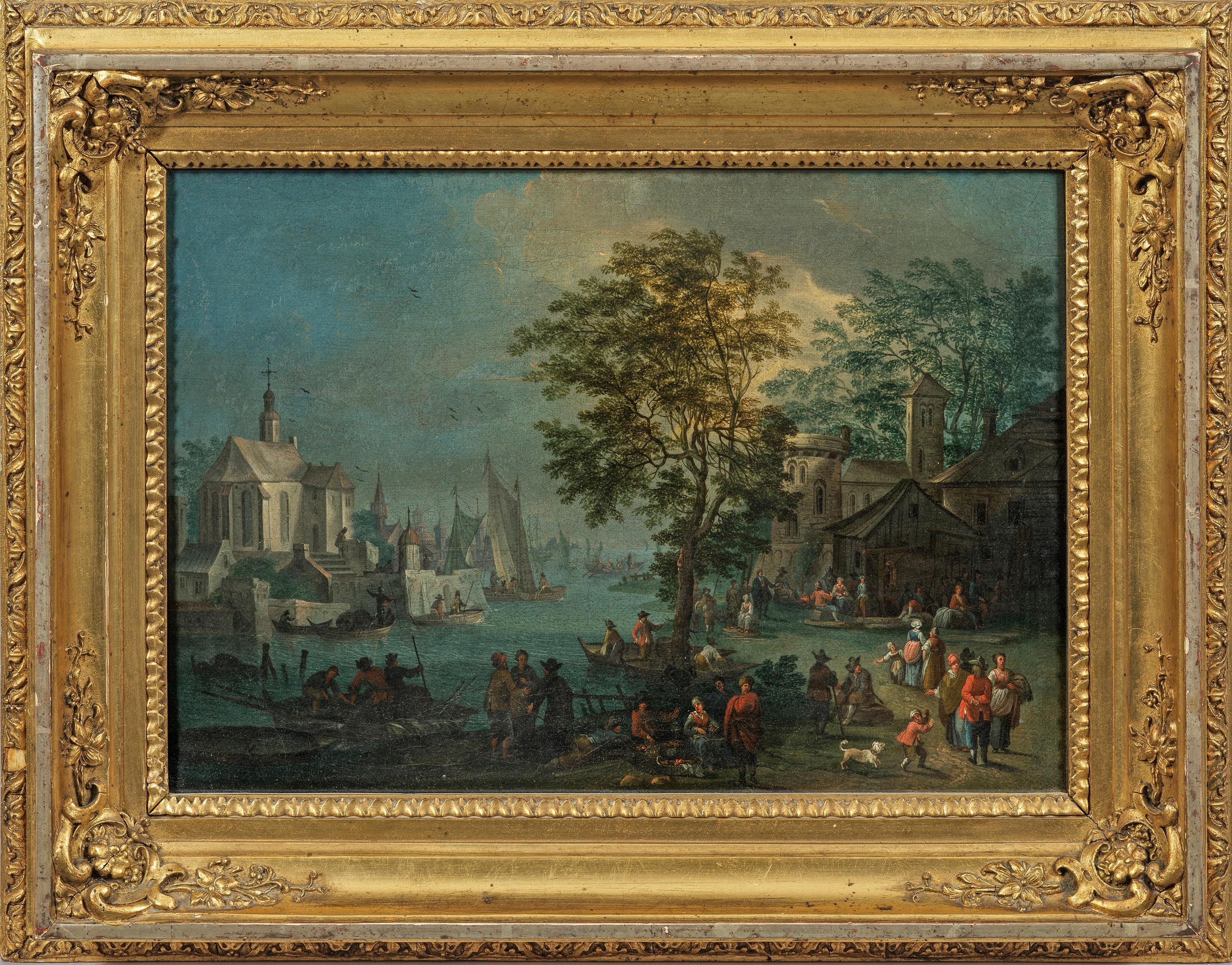 Artwork by Johann Graf, vielfigurige, Made of oil on canvas