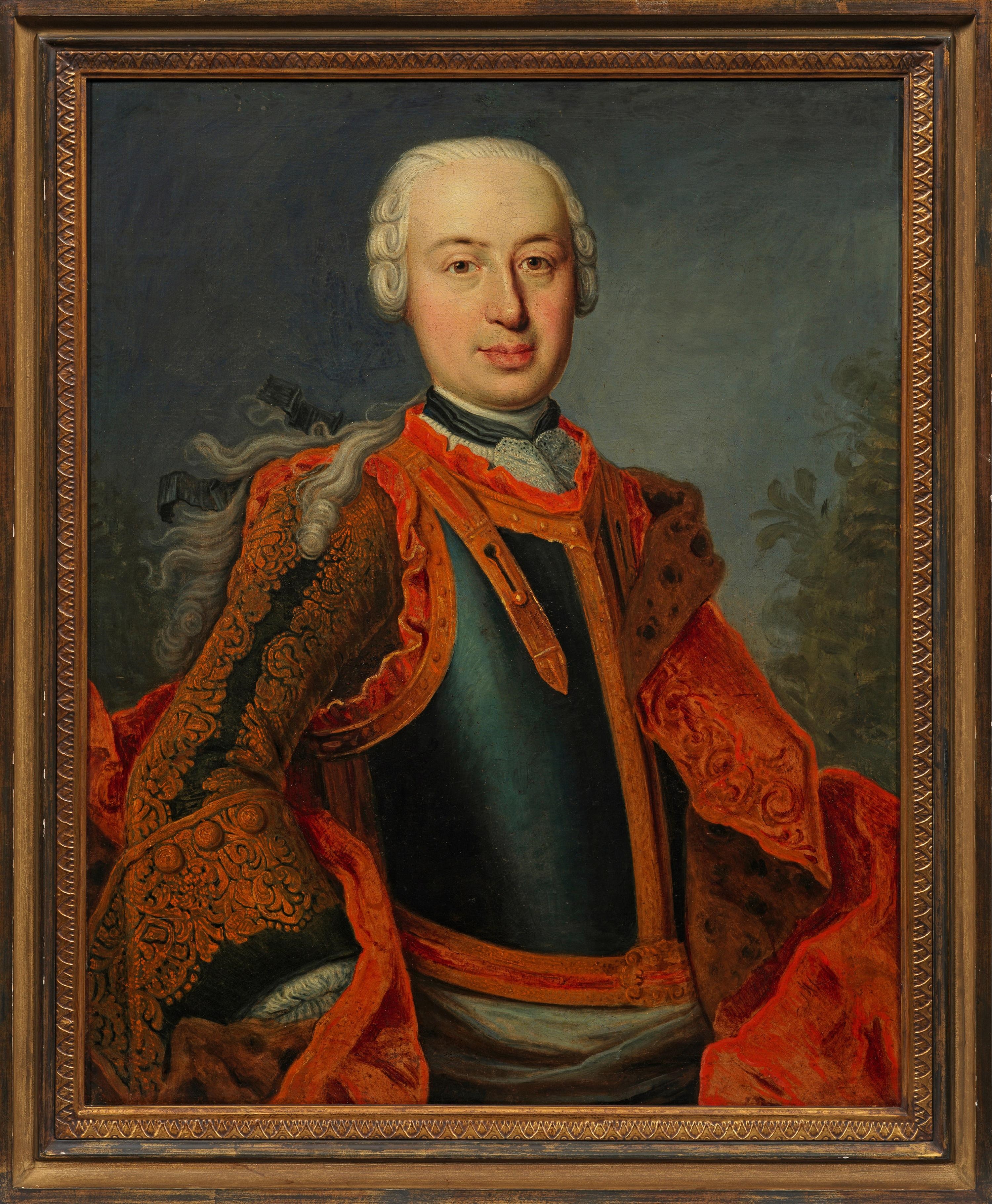 Artwork by German School, 18th Century, halbfiguriges, Made of oil on canvas