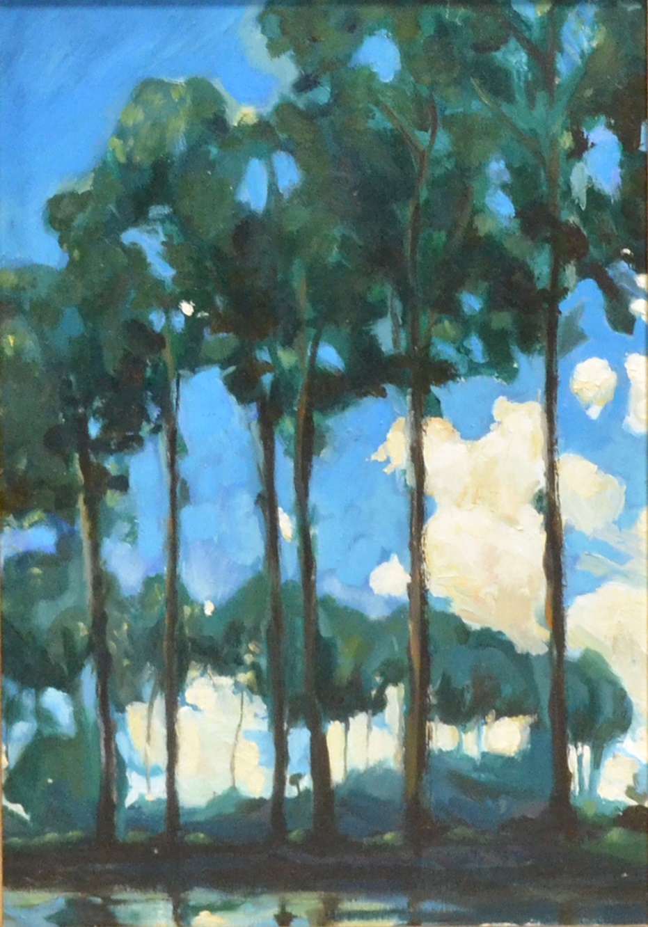 Contemporary School | Five contemporary oil paintings and a ...