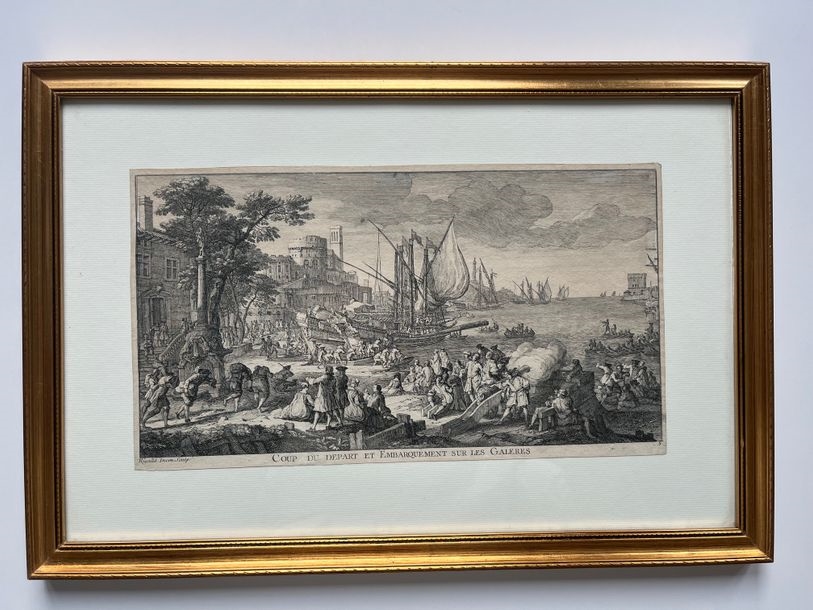 Jacques Rigaud | Departure and embarkation on the galleys | MutualArt