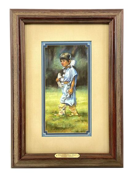 Sioux In Blue Satin - Carol Theroux