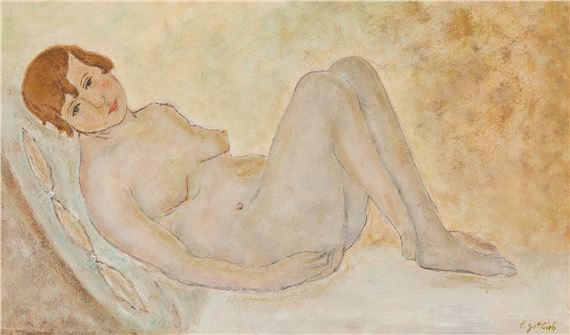 Liggande modell by Leopold Gottlieb