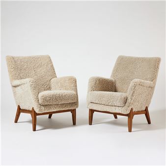 Fåtöljer, ett par Bodafors - Bertil Fridhagen