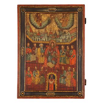 "Descent of the Holy Spirit (Pentecost)" - Ruthenian School, 18th Century