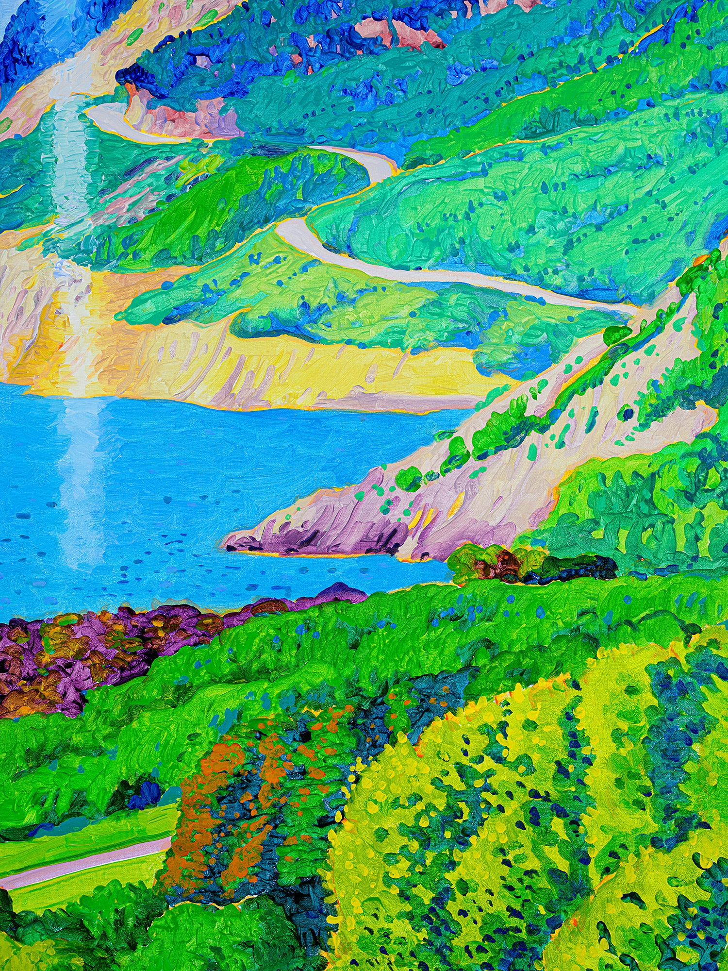 Artwork by Stephen Wong Chun Hei, The Road Trip of Mr. Bean, Made of acrylic on canvas