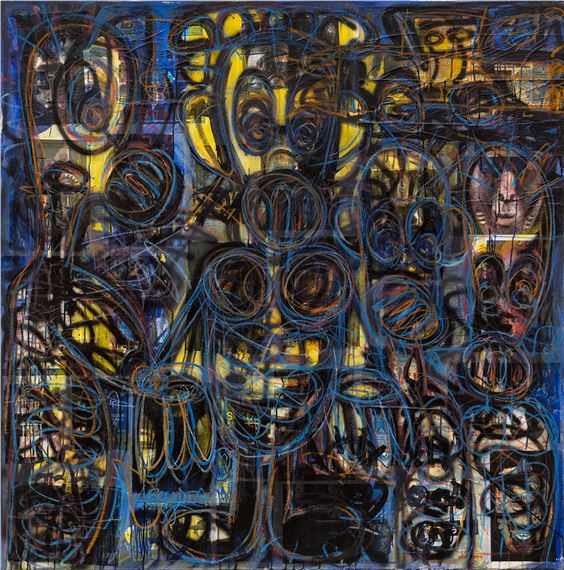 Untitled by Aboudia, Executed circa 2017