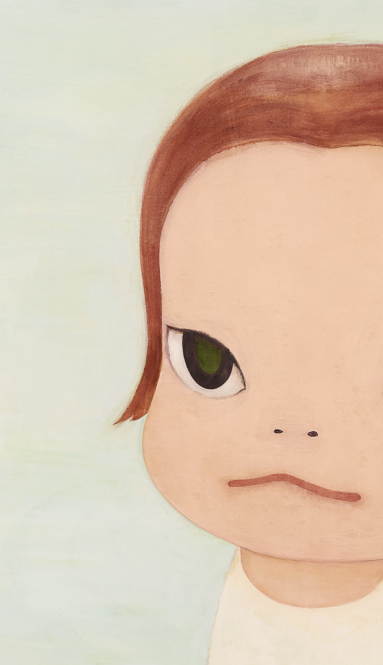 Artwork by Yoshitomo Nara, Baby Blue, Made of acrylic on canvas