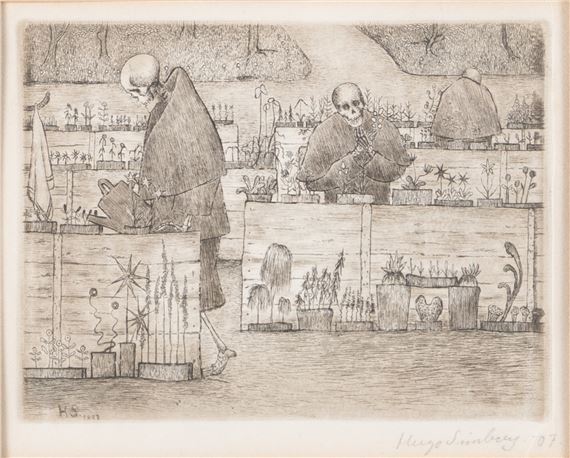 Hugo Simberg Kuoleman Puutarha MutualArt