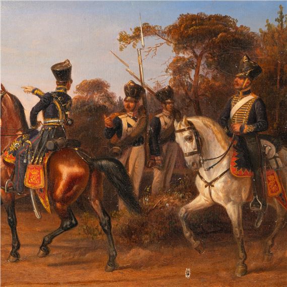 A. Schwarz | Prussian Hussars (1842) | MutualArt