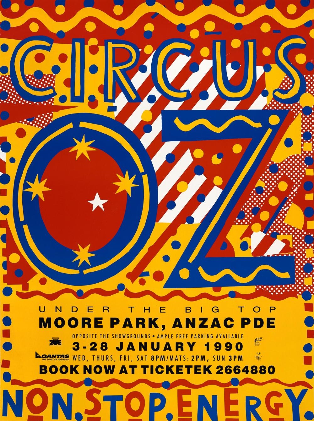 Martin Sharp | Circus Oz (under the Big Top (1990) | MutualArt