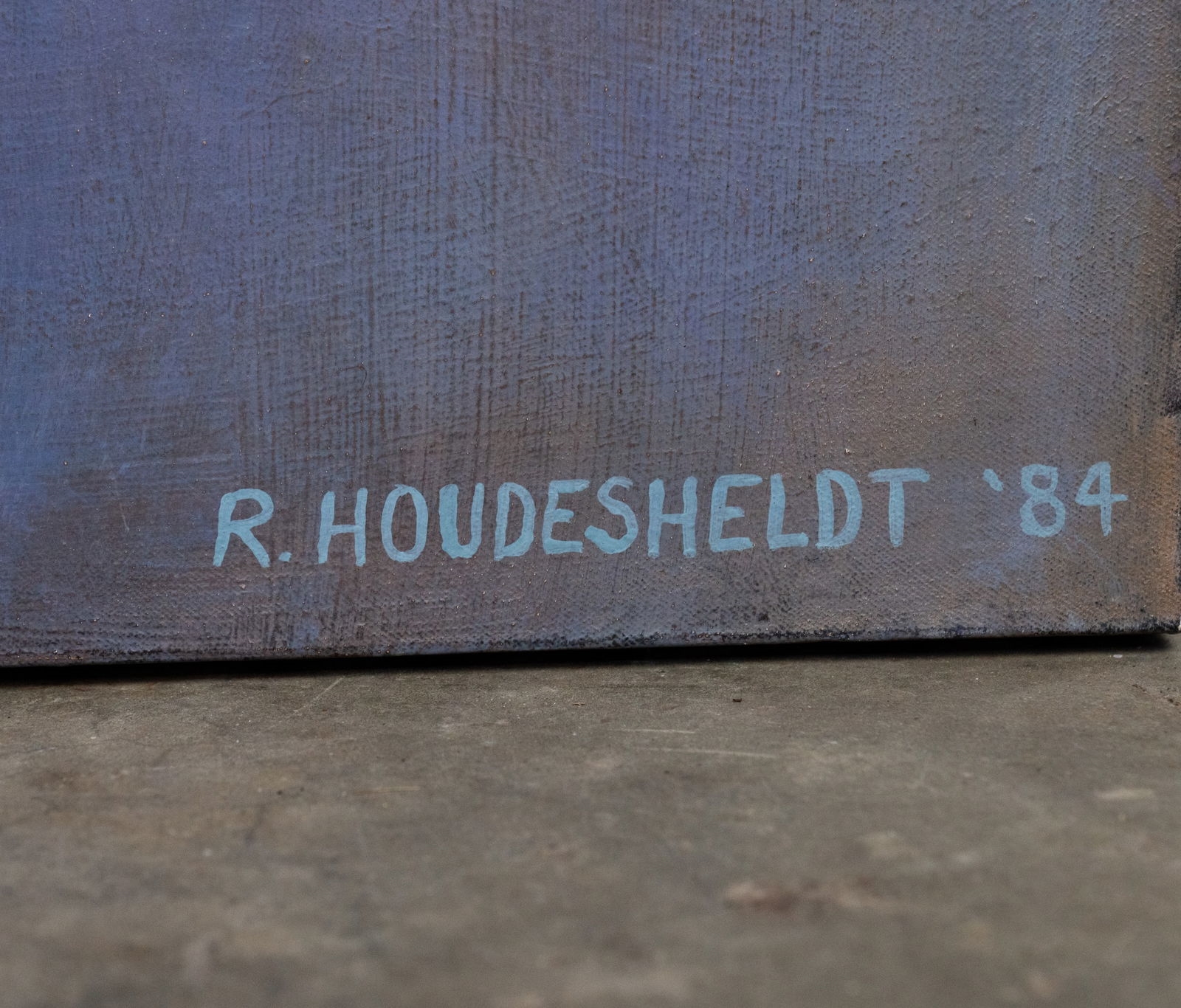 Artwork by R. Houdesheldt, Pair of R Houdesheldt Lily Pads Oil on Canvas Paintings, Made of Oil on Canvas Painting