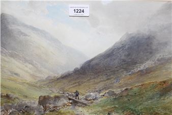 In Grisedale, Ullswater and Pack Horse Bridge, Westdale - Edith A. Stock