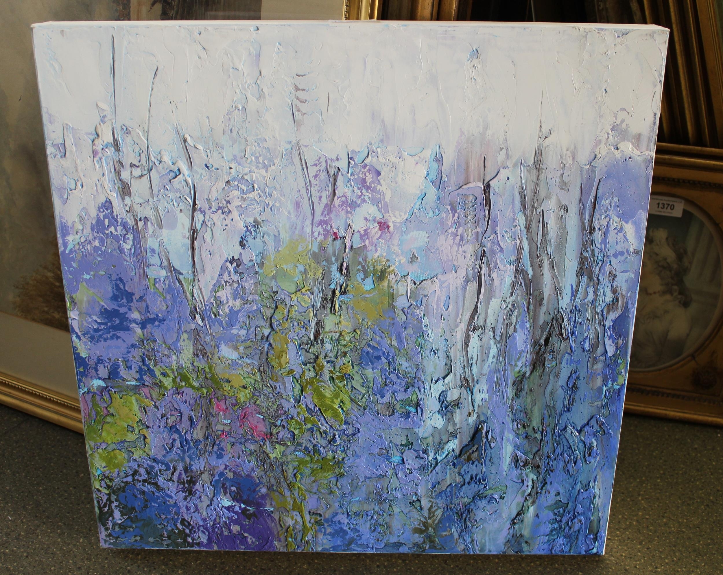 Artwork by Liz Hauck, I Dream of Spring; Blue Velvet - Bobby Vinton, Made of acrylic on canvas