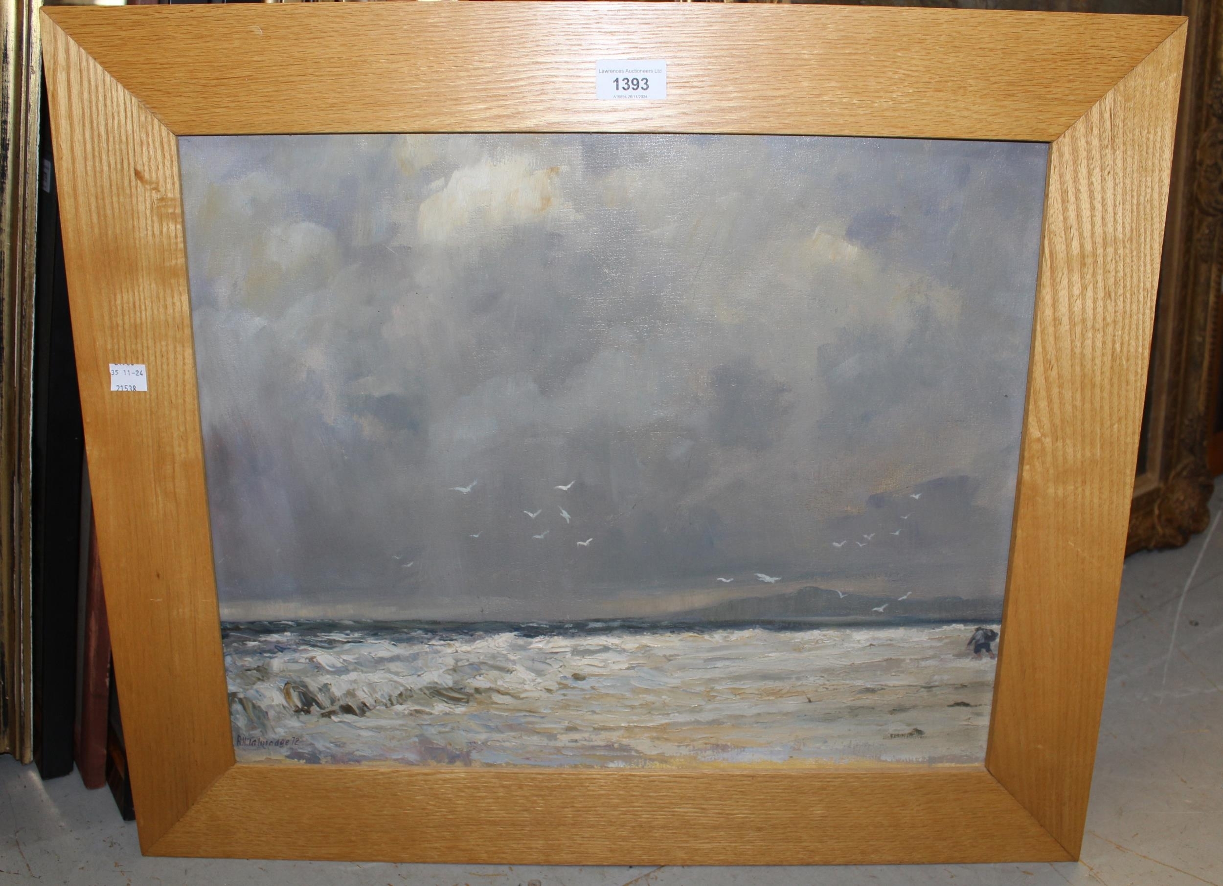 Artwork by R. H. Talmadge, The Beachcombers, Made of oil on board