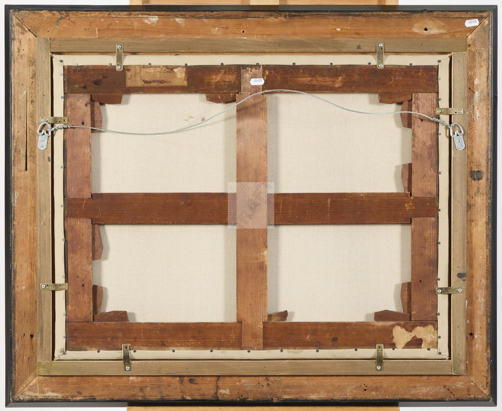 Artwork by Pieter van Mase, Animaux de basse cour dans un parc, Made of canvas