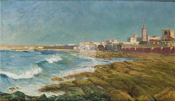 Vue de Mogador by Joseph Félix Bouchor