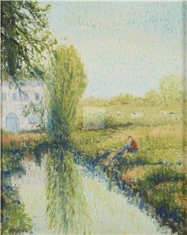 Jeune fille au bord de l’eau - Jos Depypere