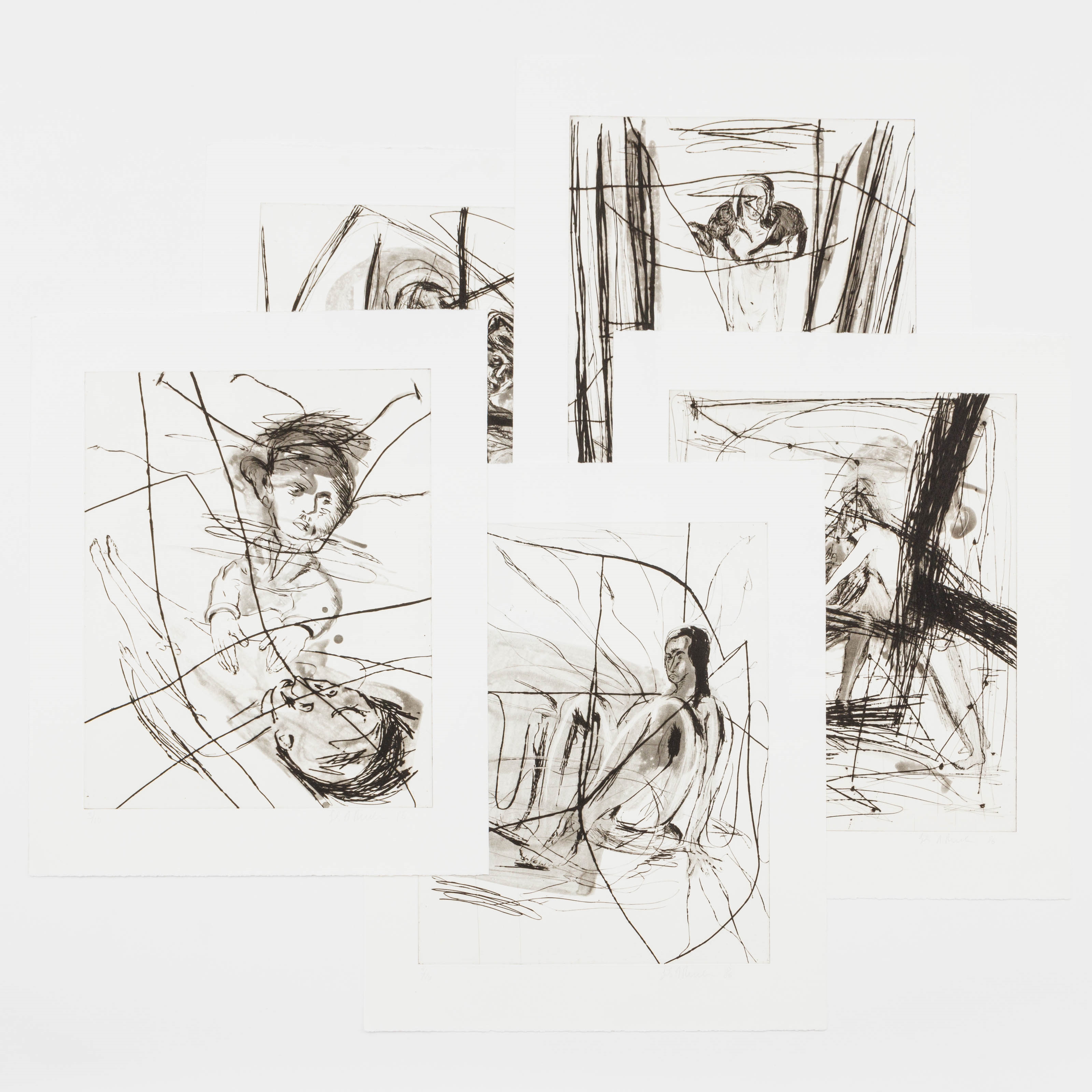 Erik August Frandsen | Description EN Portfolio with five etchings ...