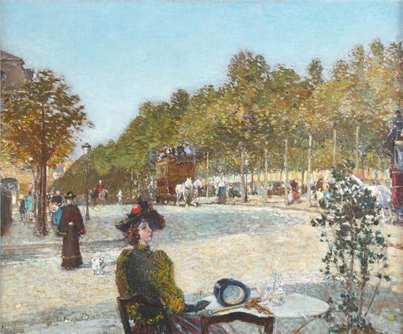 September Sunlight by Childe Hassam, circa 1887