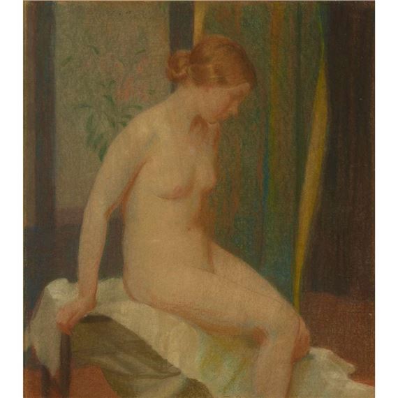 SEATED NUDE by John Bulloch Souter