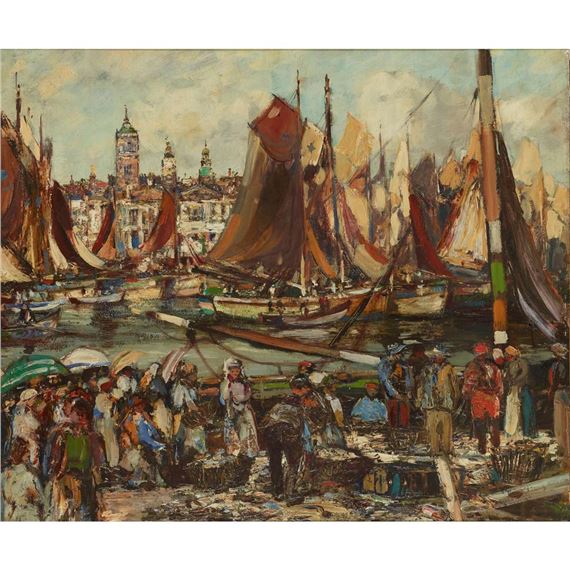 UNLOADING THE CATCH by James Kay