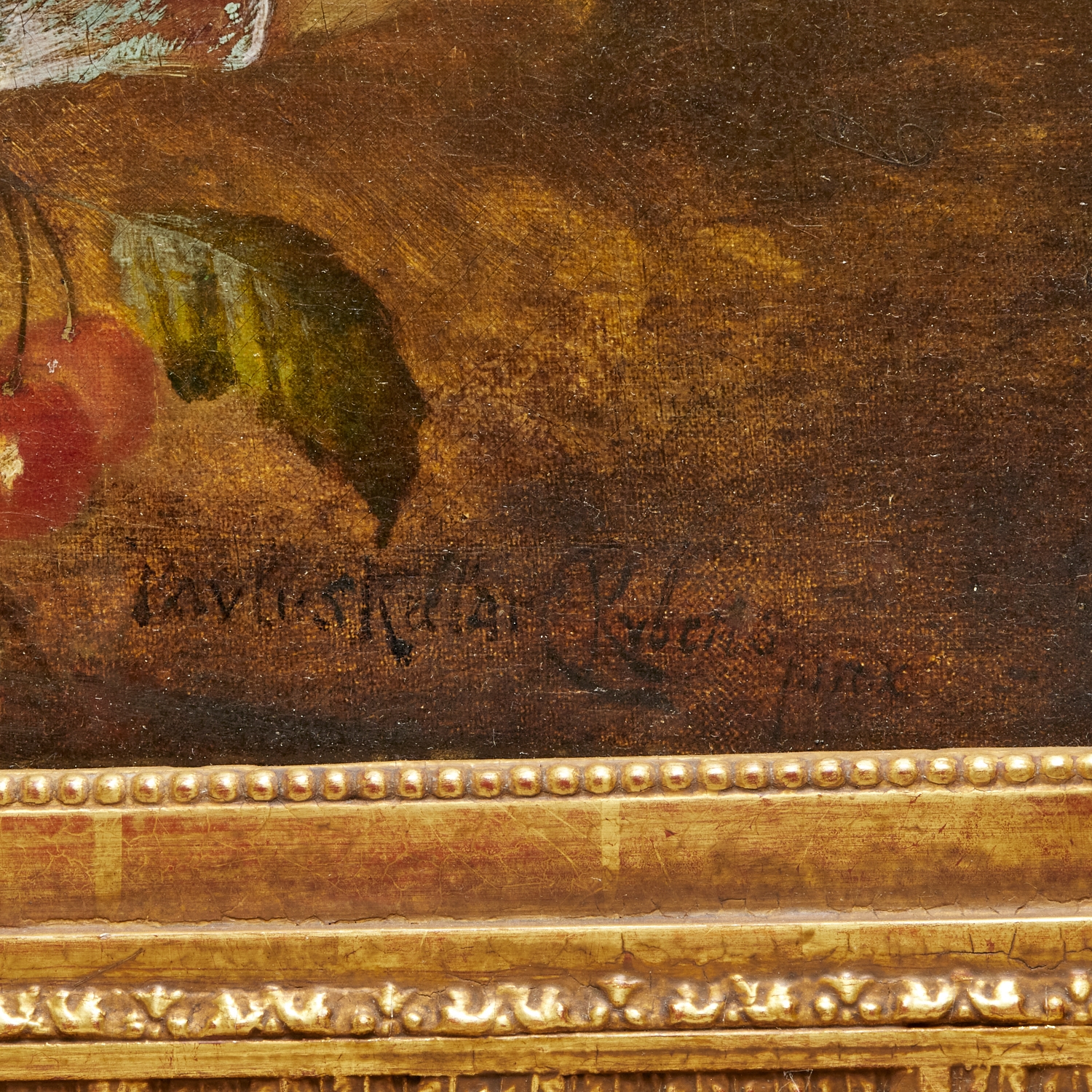 Artwork by Paulus Kellar Rubens, Still life with fruit, Made of oil on canvas