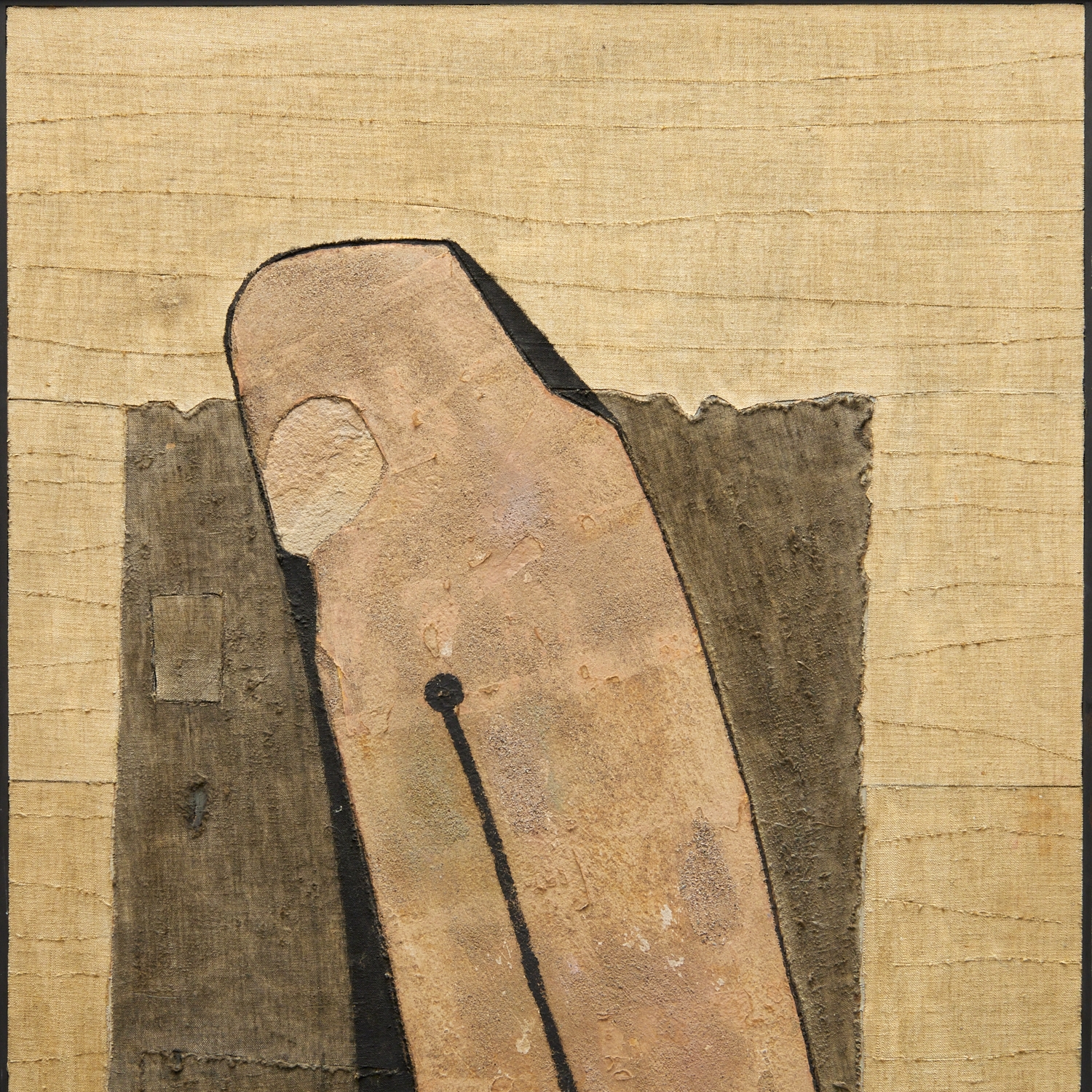 Lee Gatch | Lee Gatch, mixed media collage, 1964, ex museum (1964 ...