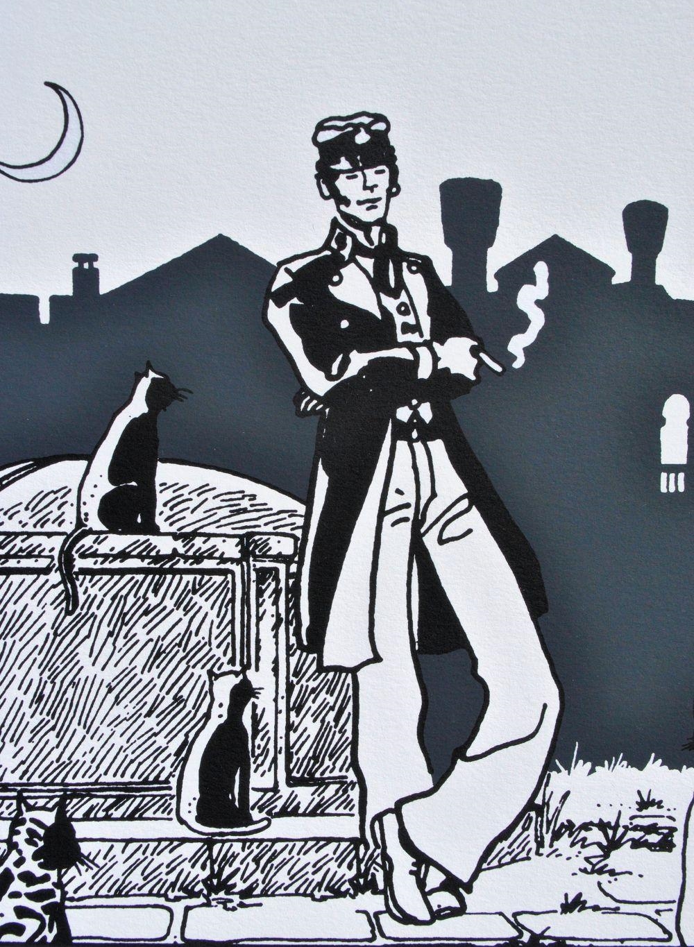 Hugo Pratt | Hugo PRATT - Corto Maltese and the Cats | MutualArt