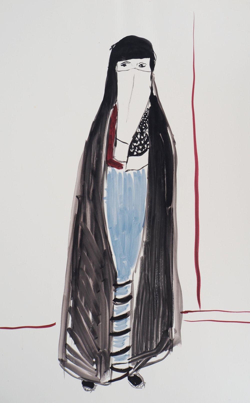 Jacques Soisson | Jacques SOISSON - Woman with black veil (1957 ...