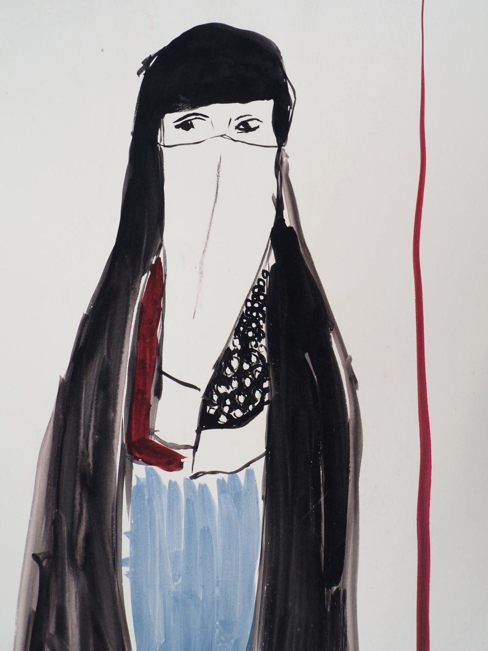 Jacques Soisson | Jacques SOISSON - Woman with black veil (1957 ...