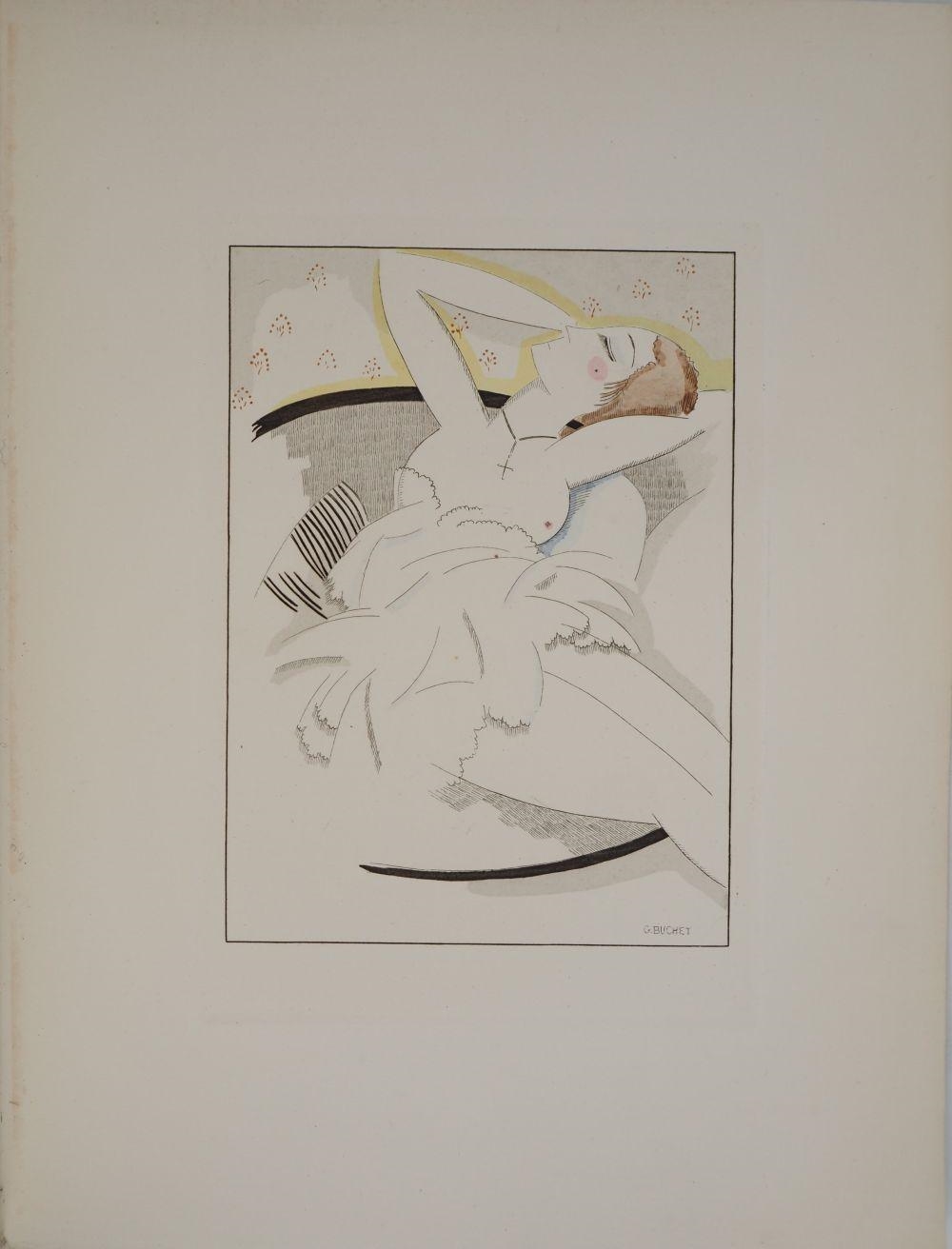 Artwork by Gustave Buchet, Gustave BUCHET - Night Reverie, Made of Original etching