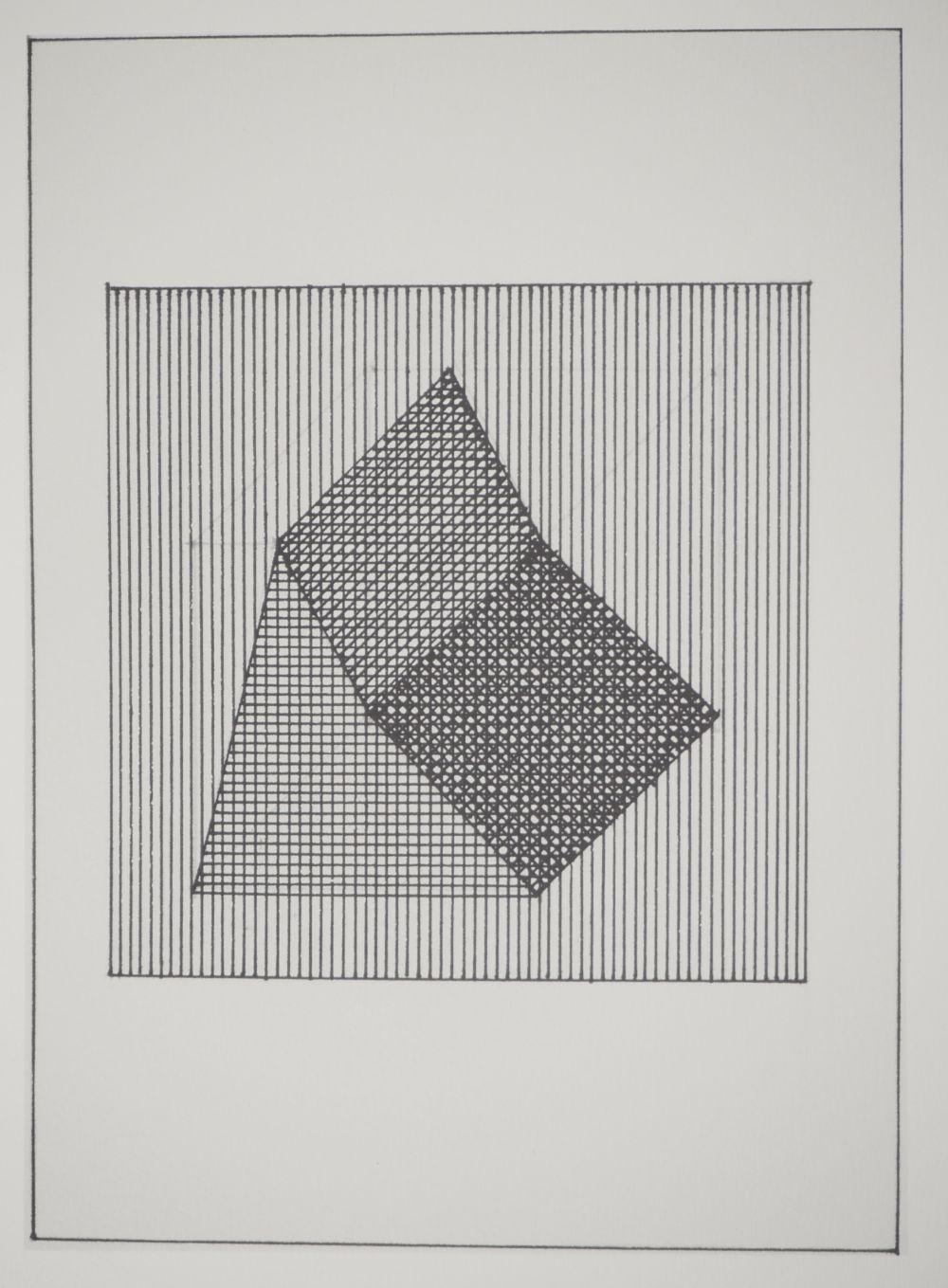 Artwork by Sol LeWitt, Sol LEWITT - Geometric Figures, Made of Heliogravure