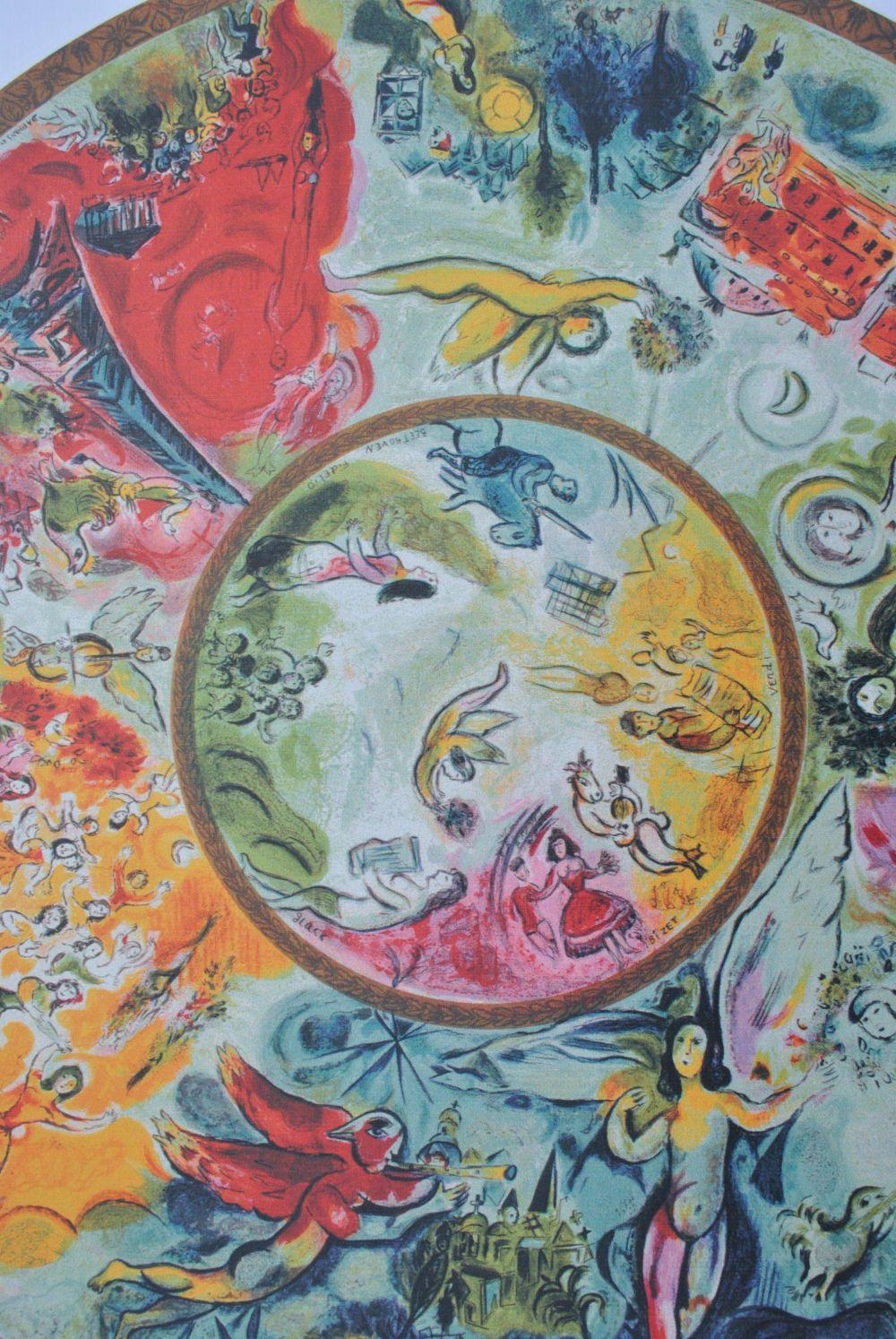 Marc Chagall | Marc CHAGALL - Ceiling of the Garnier Opera (1989 ...