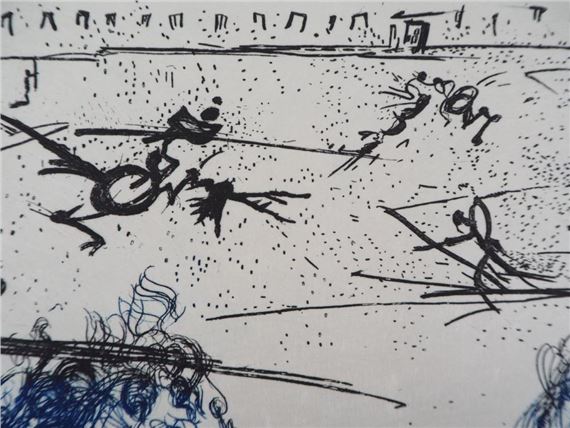 Salvador Dalí | Salvador DALI - The Blue Riders | MutualArt