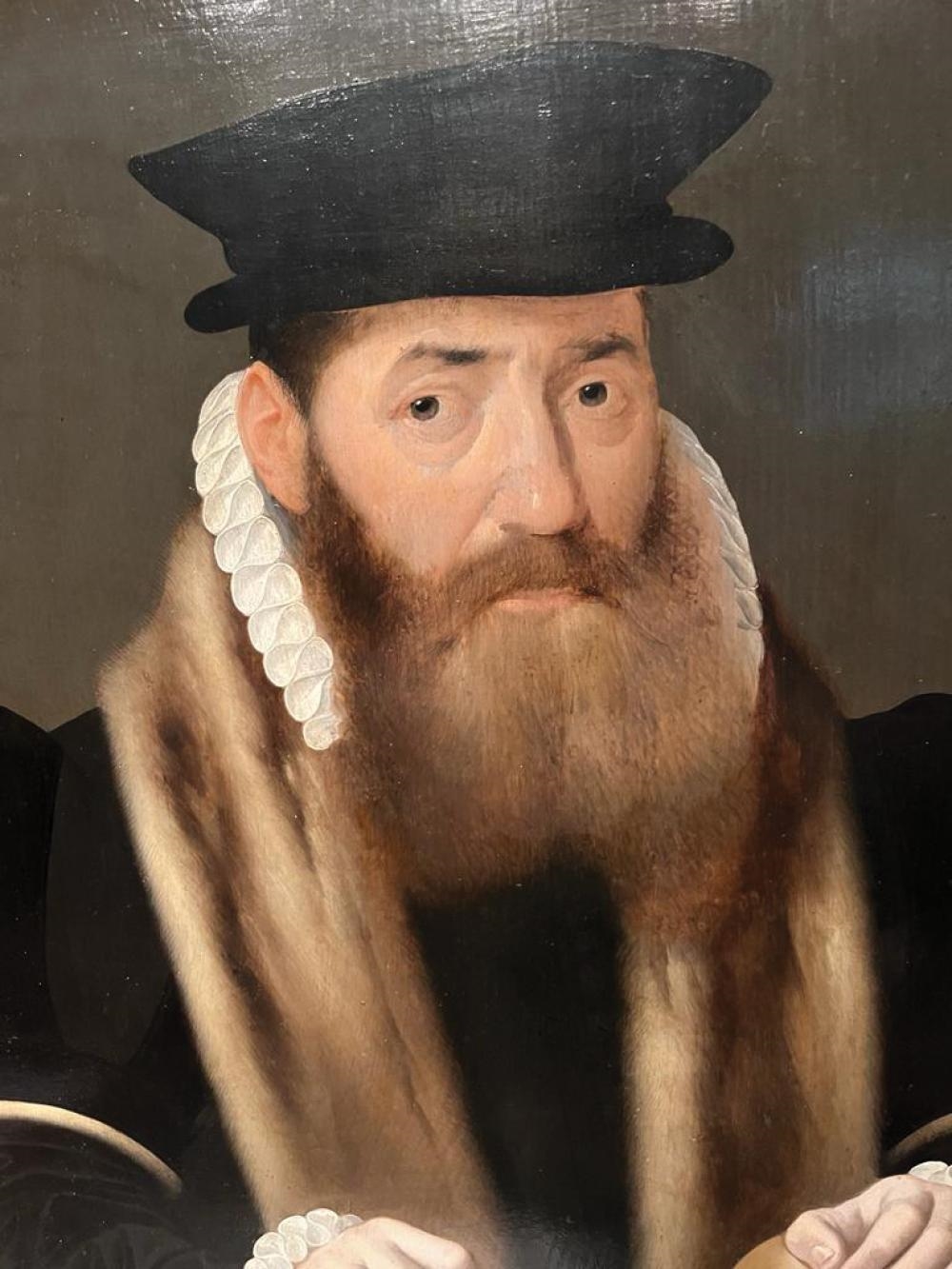 Barthel Bruyn the Elder | homme barbu coiffé d | MutualArt