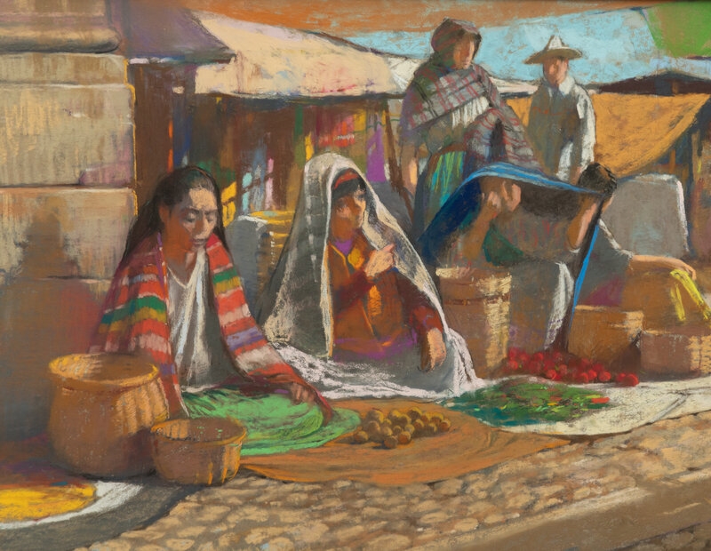 Albert Handell | Market Scene | MutualArt