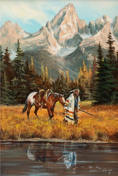 Gerry Metz | Lone Mountain Man | MutualArt
